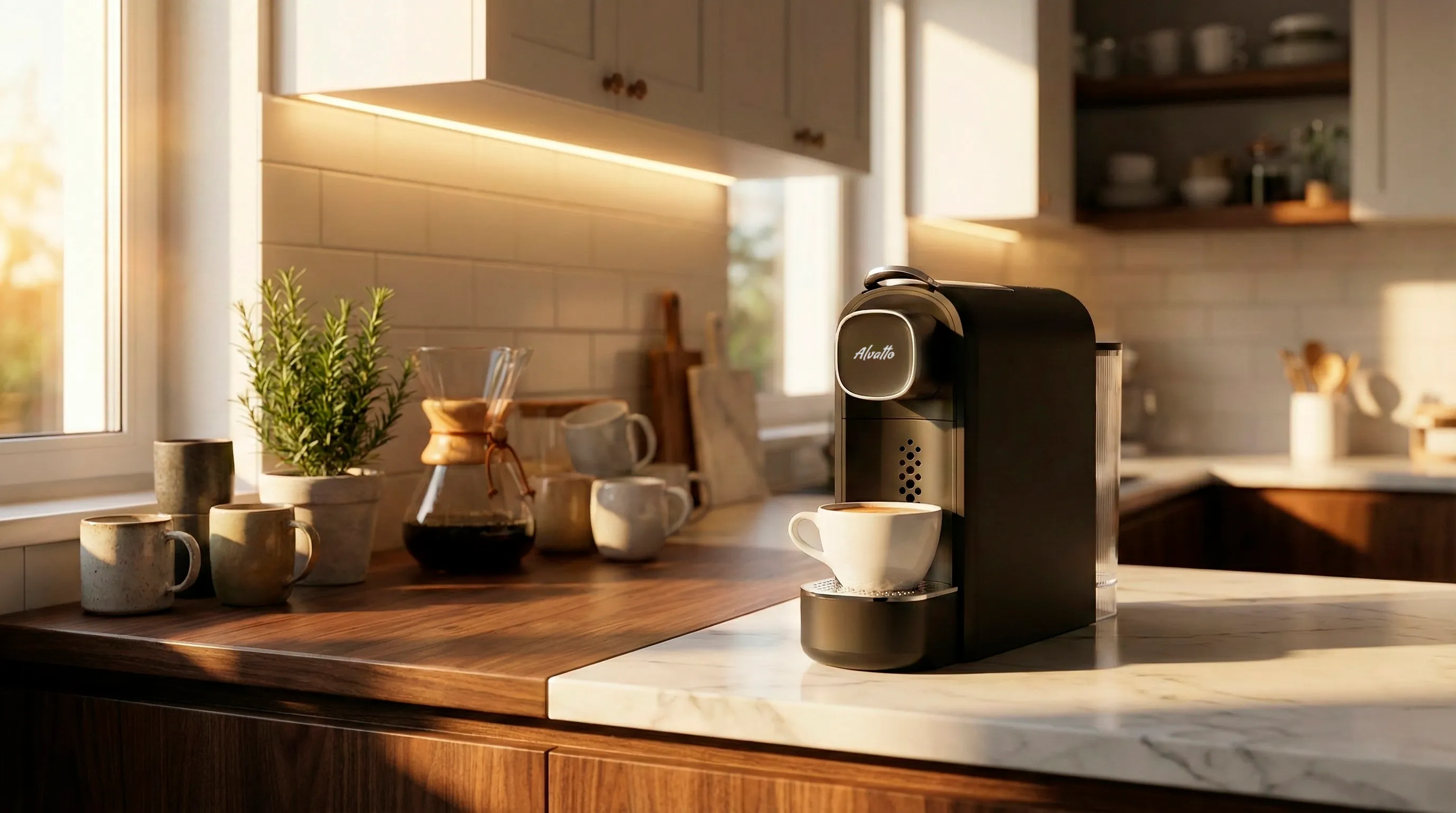 Альватто Грация: Элегантная капсульная кофемашина