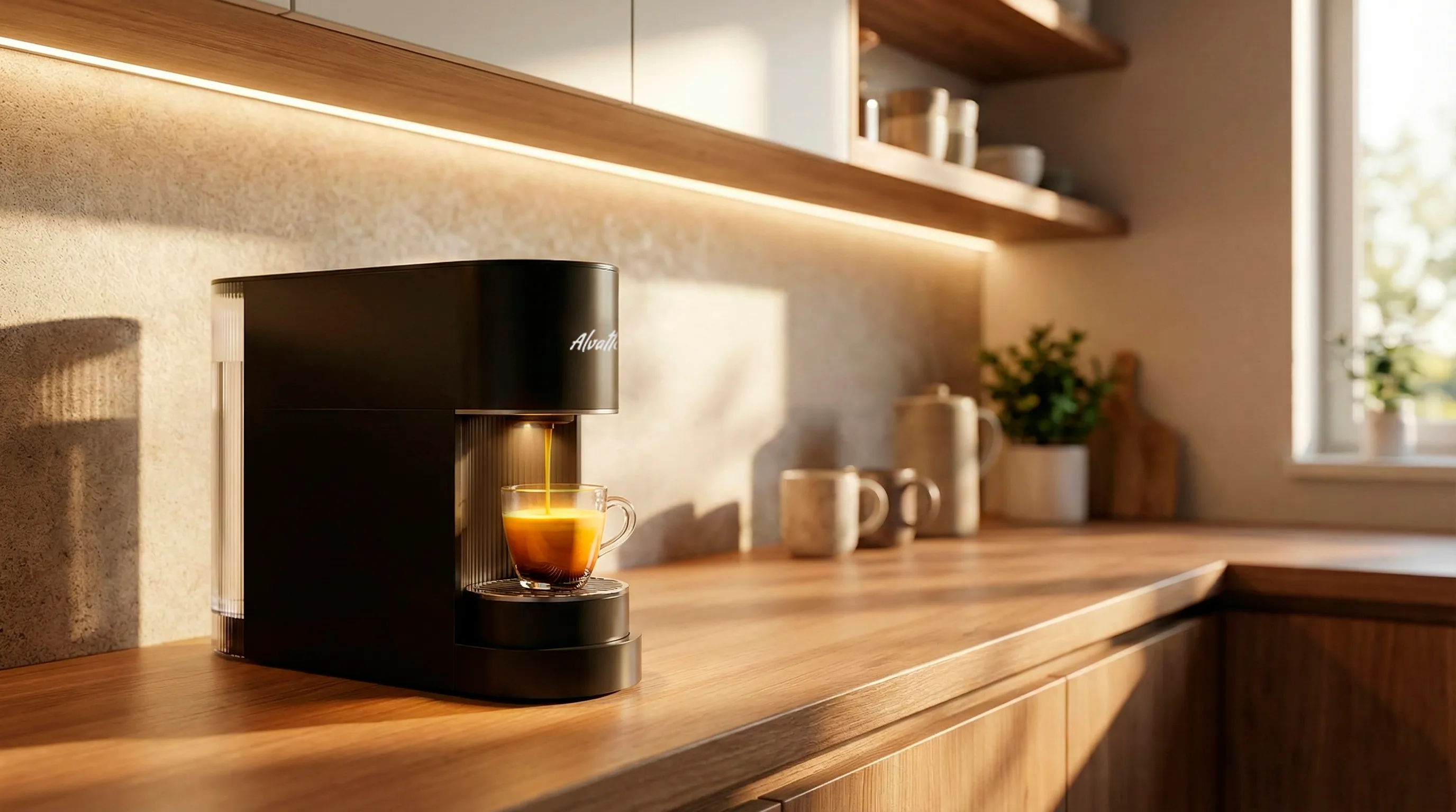 Альватто Вера: Сенсорное управление и подсветка чашки