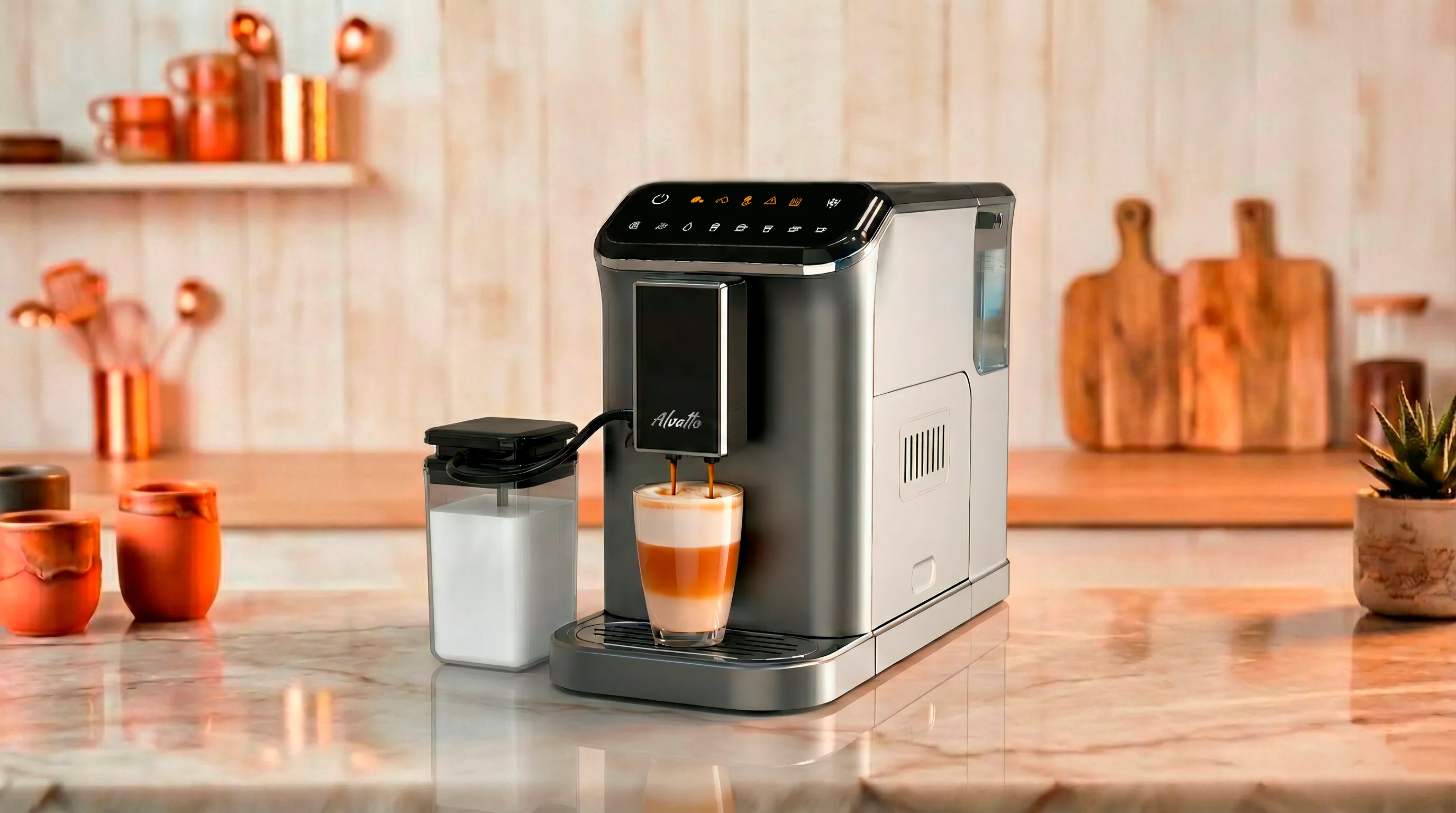 Ультратонкая кофемашина Альватто Ария
