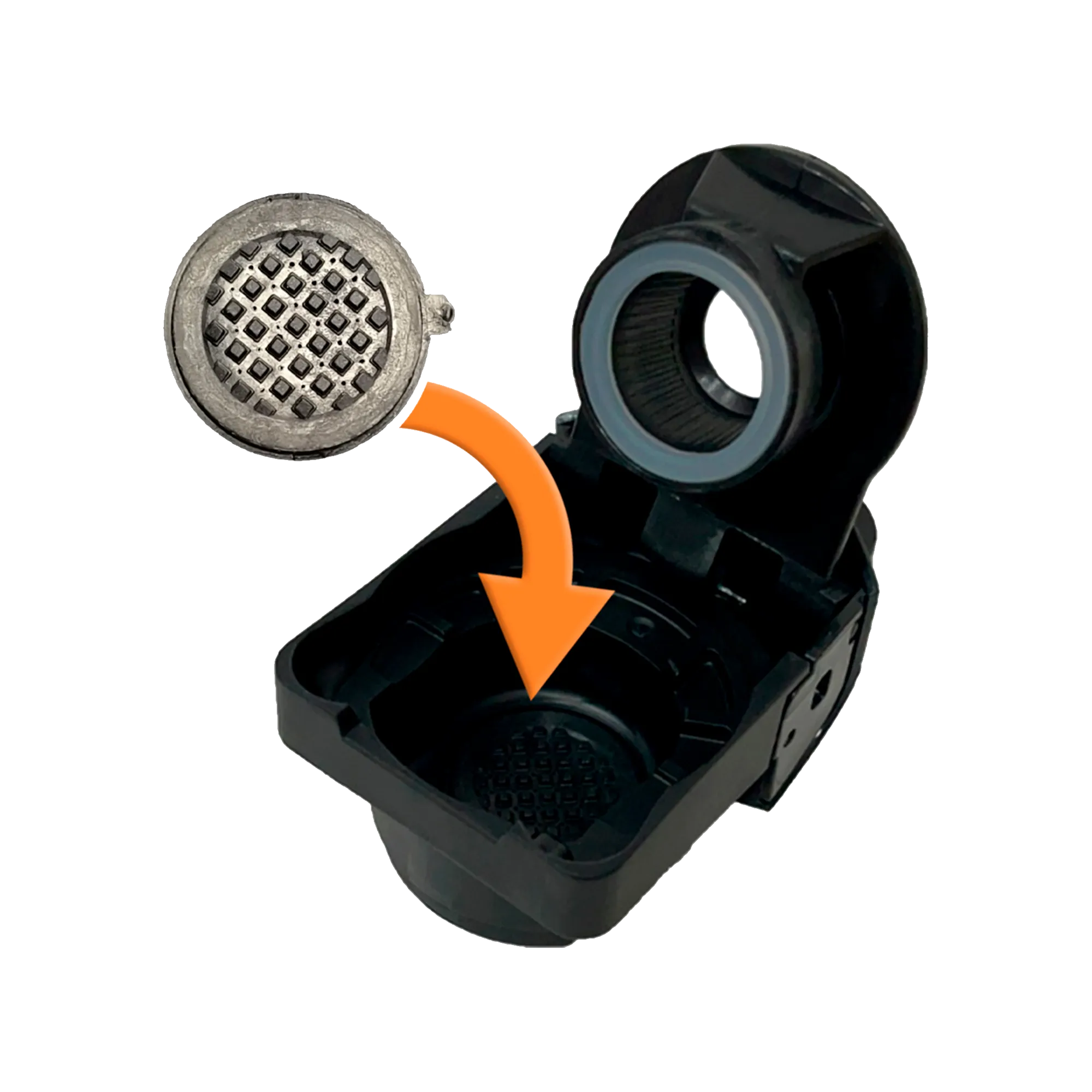 Пластиковая вставка для адаптера Неспрессо Ориджинал (Nespresso Original), подходит для Альватто Прима