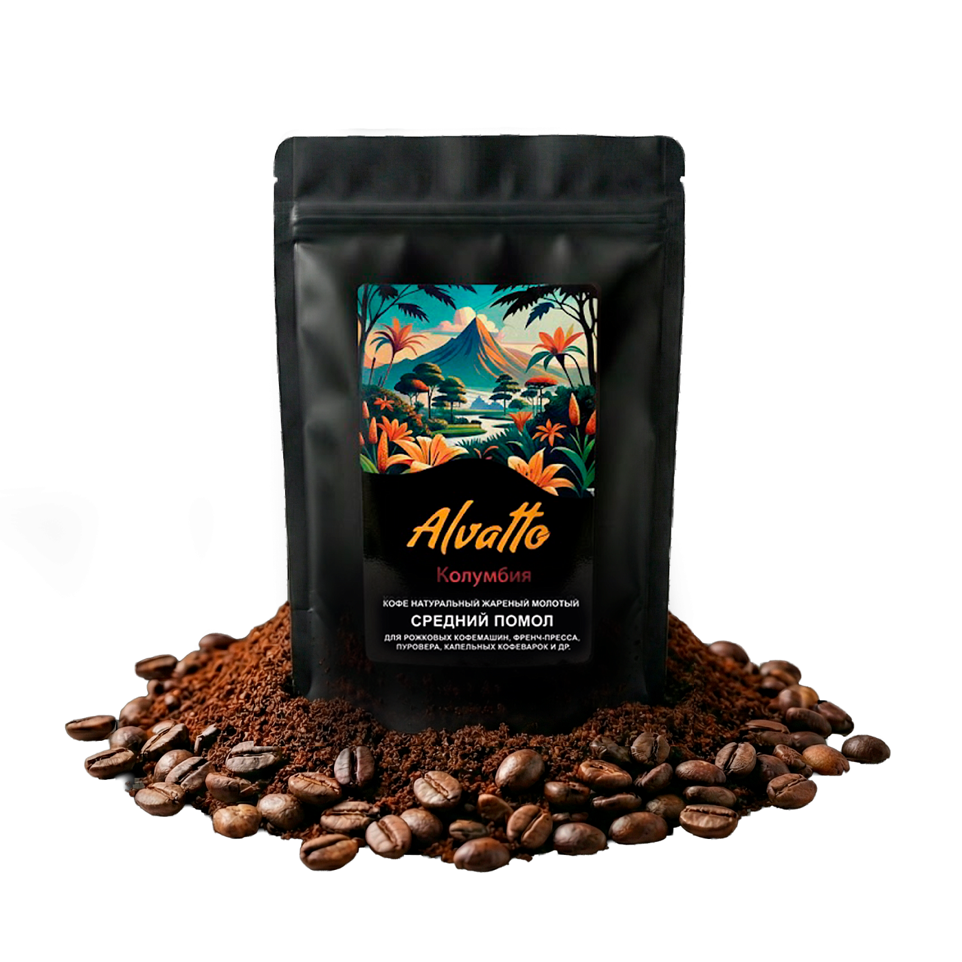 Кофе молотый "Колумбия", средний помол, 100 г