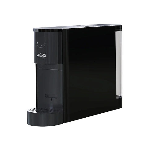 Кофемашина капсульная Альватто Соло черная для капсул формата Неспрессо Ориджинал, 20 бар